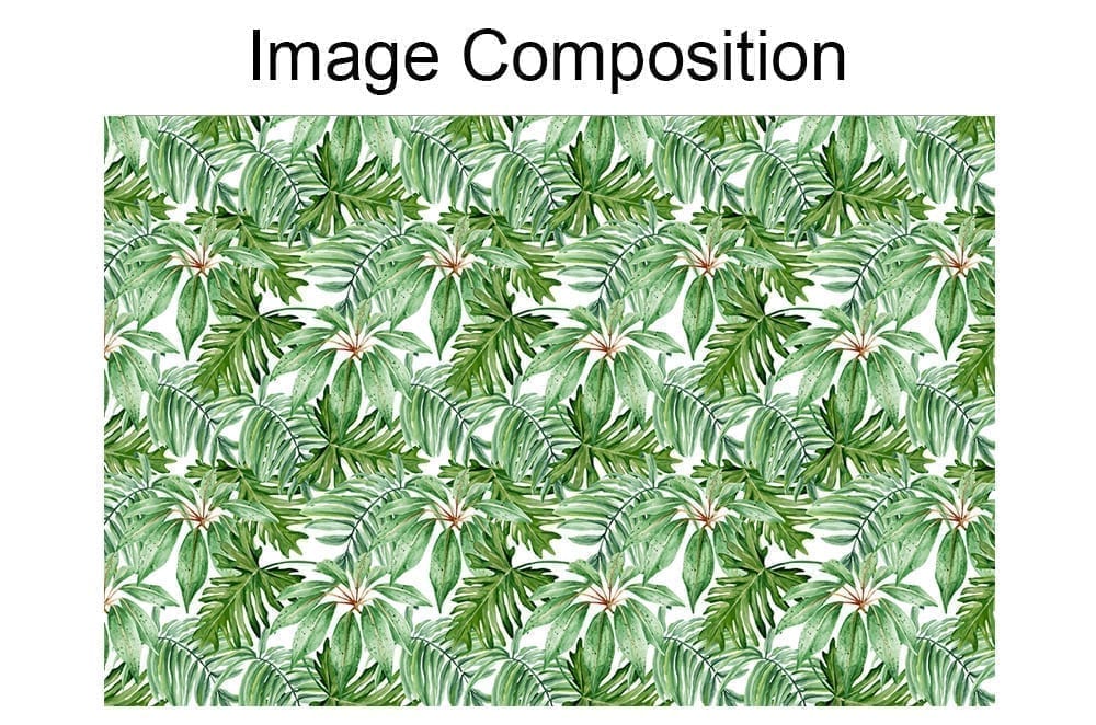 Banana Leaf Wallpaper Composition