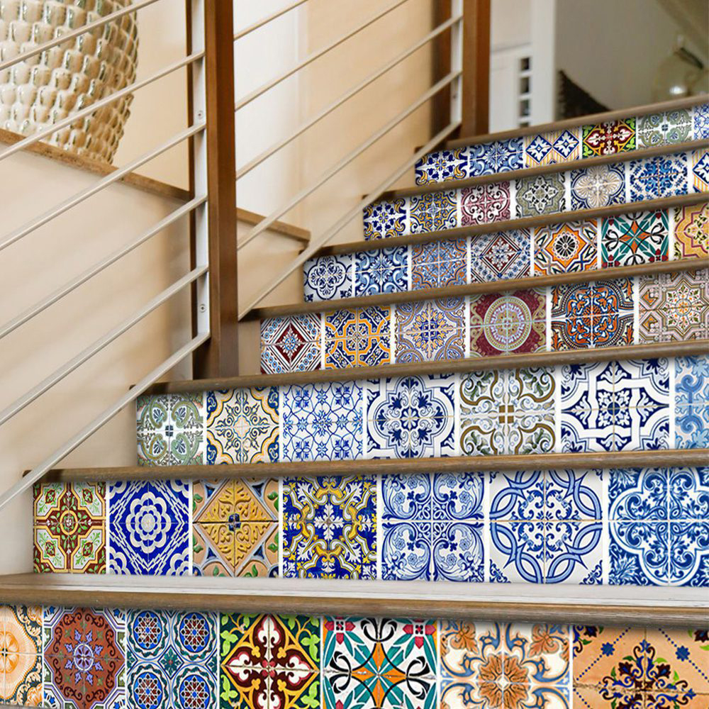 Portuguese Tiles Azulejos Stickers, Portugal Floor Tiles