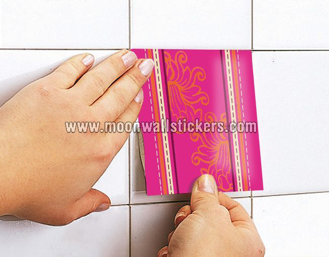 indian patchwork stickers for tiles