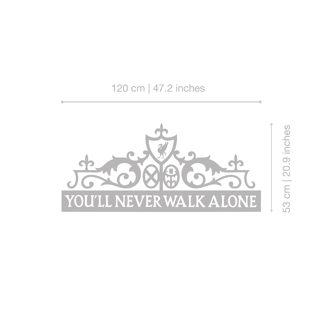 Youll Never Walk Alone Sticker Moonwallstickerscom