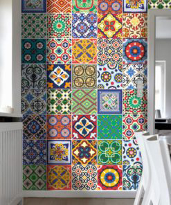 Talavera Especial Pegatinas De Azulejo Paquete 48