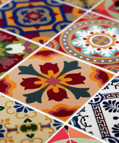 Traditional Talavera Stickers - Detail