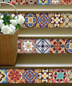 Traditional Talavera Stickers - Stairs