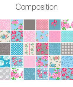 Patchwork Tile Stickers - Composition