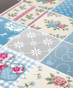 Patchwork Tile Stickers - Detail