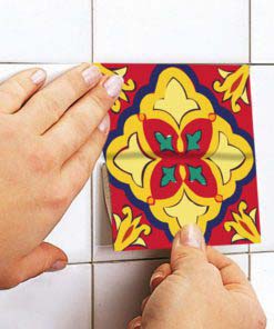 Talavera Tile Decals - Apply