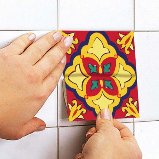 Talavera Tile Decals - Apply