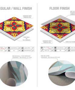 Talavera Tile Decals - Material