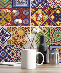 Talavera Tile Decals - Wall 1