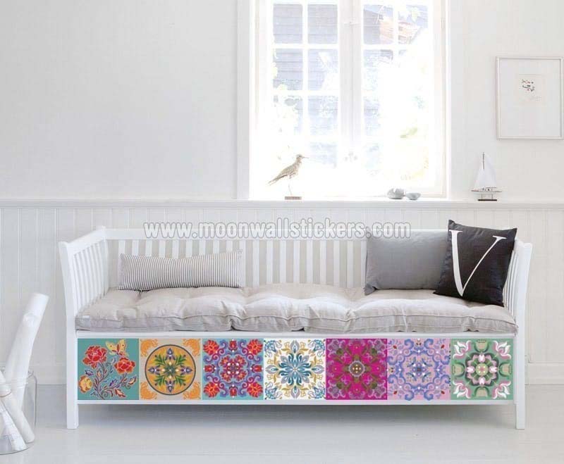 Bathroom Tiles Stickers tibetan traditional tiles decals Bathroom Tiles Stickers tibetan traditional tiles decals