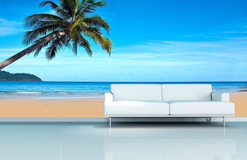 Beach Wall Mural tropical beach wall mural - moonwallstickers Beach Wall Mural tropical beach wall mural - moonwallstickers