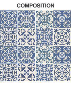 Traditional Spanish Blue Tiles (Pack of 32)