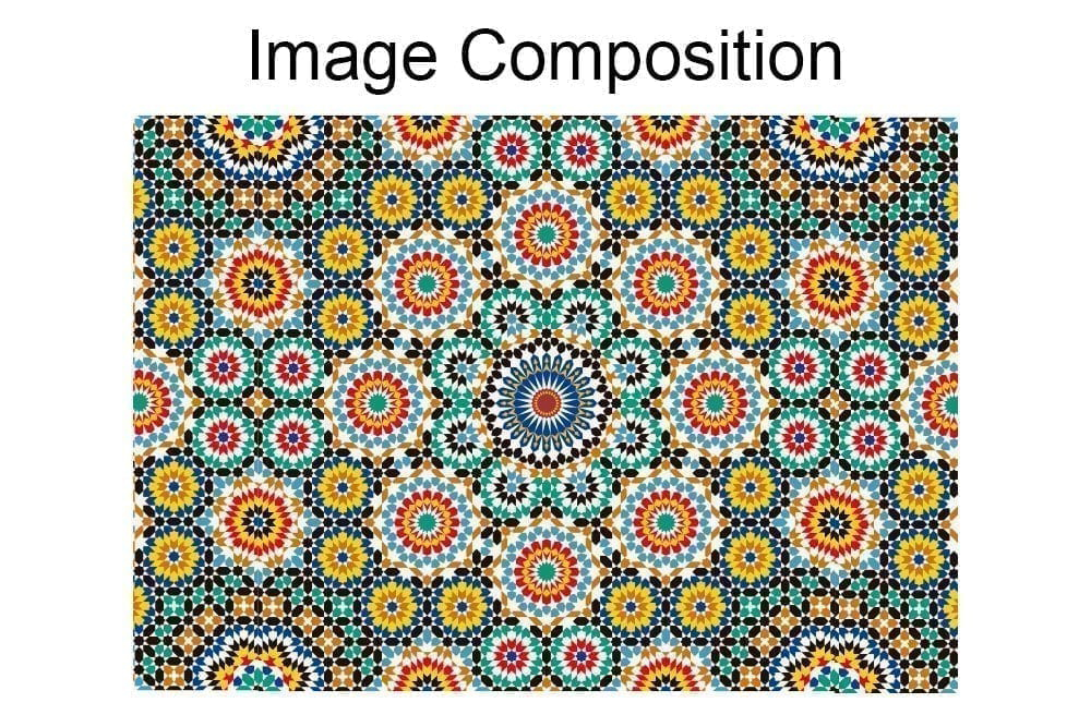 Moroccan Pattern Wall Art Composition