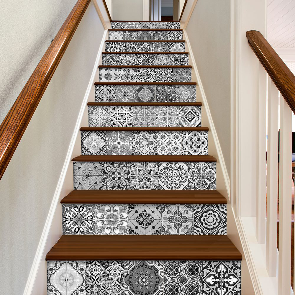Staircase Decals Portuguese Tiles (Pack of 48)