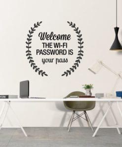 Wifi Password Customizable Decal