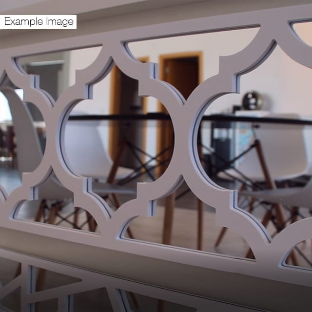 Trellis With Mirror Panel - Moonwallstickers.com