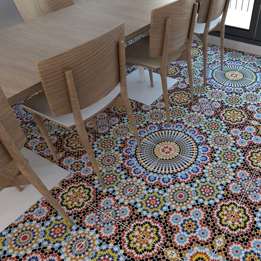 Moroccan Floor Tile Stickers