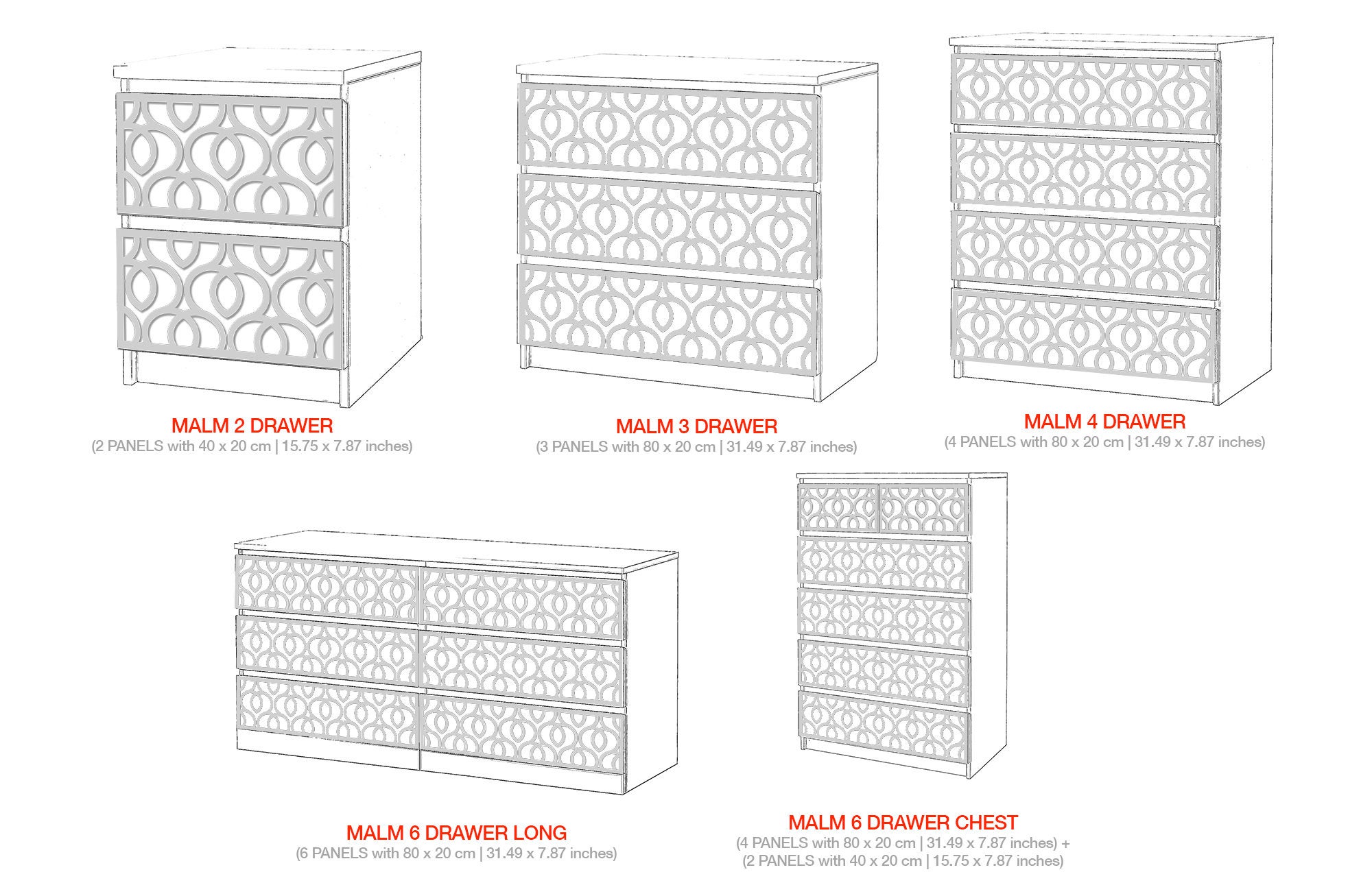 Overlays For Dressers Moonwallstickers Com