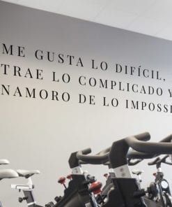 Me Gusta Lo Difícil Decoracion de Gimnasio