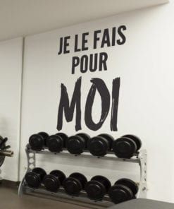 Autocollants De Motivation Gymnase Je Le Fais Pour Moi