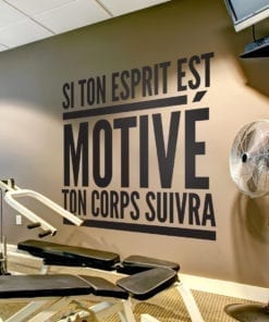 Si Ton Esprit Est Motivé, Ton Corps Suivra