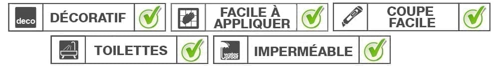 Approuvé Stickers Carrelage