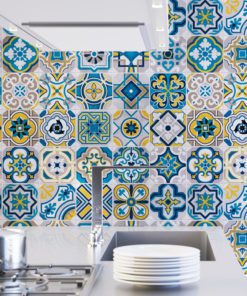 Colorful Tile Decals - Wall