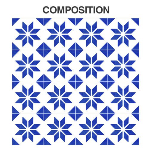 Italian Tile Stickers - Composition