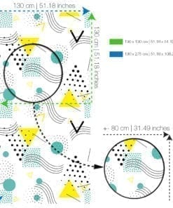 Pop Art Design Repositionable Wallpaper-SPECS-XL