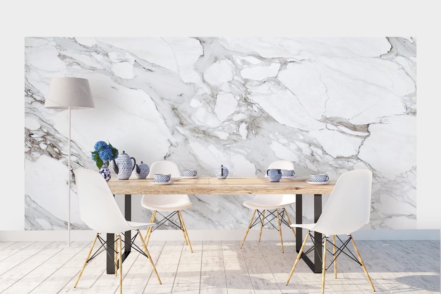 Carrara Marble Wallpaper 1