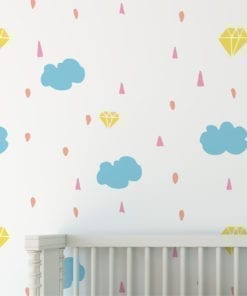 Rainbow Wallpaper for Nursery Decor