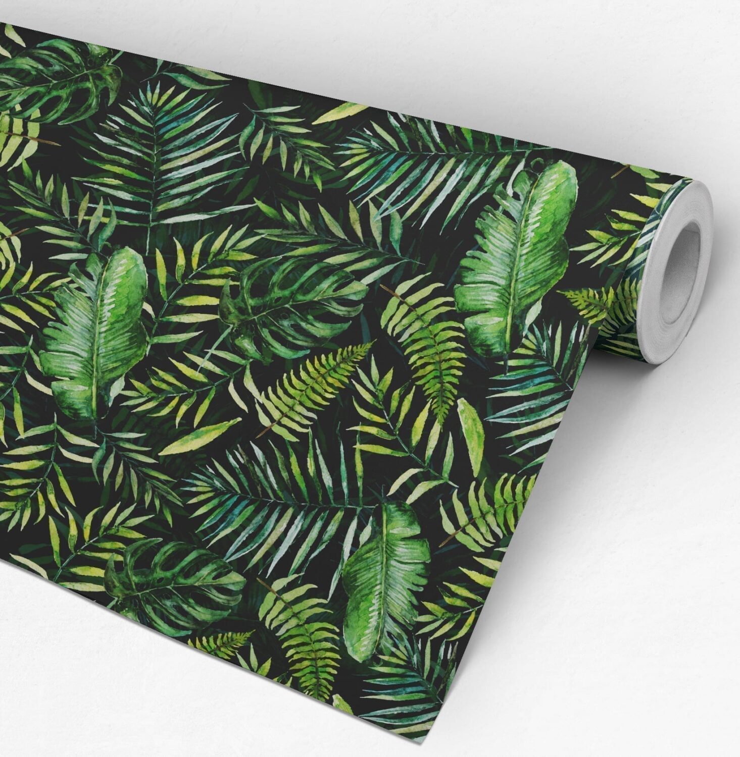 Tropical Leaves Wallpaper - Moonwallstickers.com
