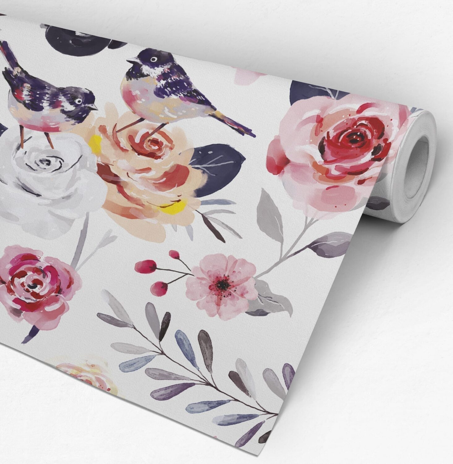 Vintage Floral Nursery Wallpaper - Moonwallstickers.com