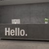 Hello Office Wall Decor 3D