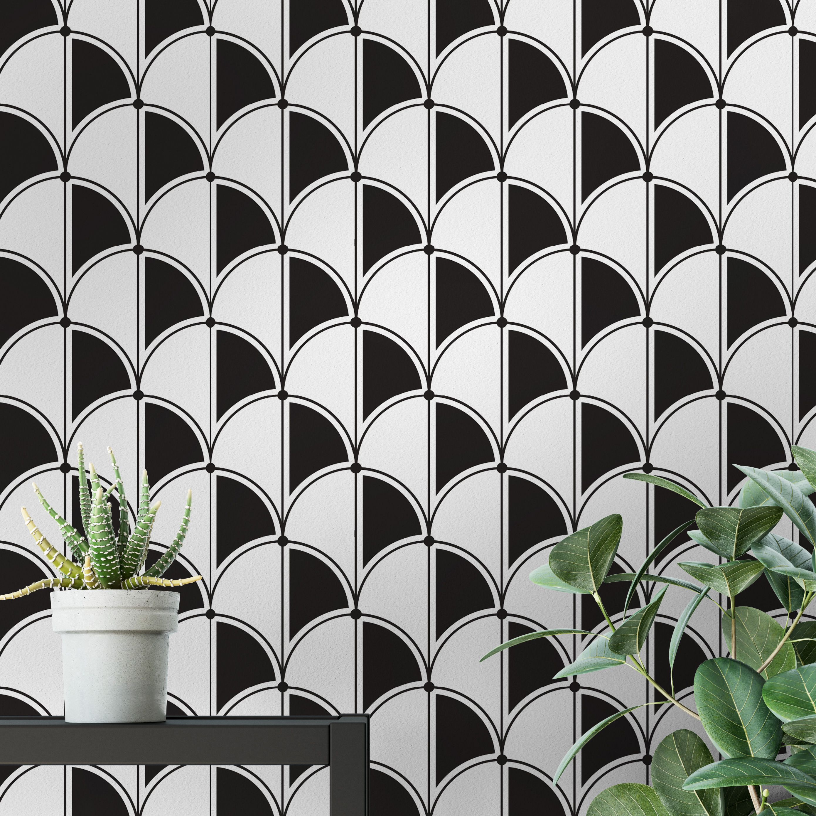 Art Deco Gatsby Pattern Wallpaper