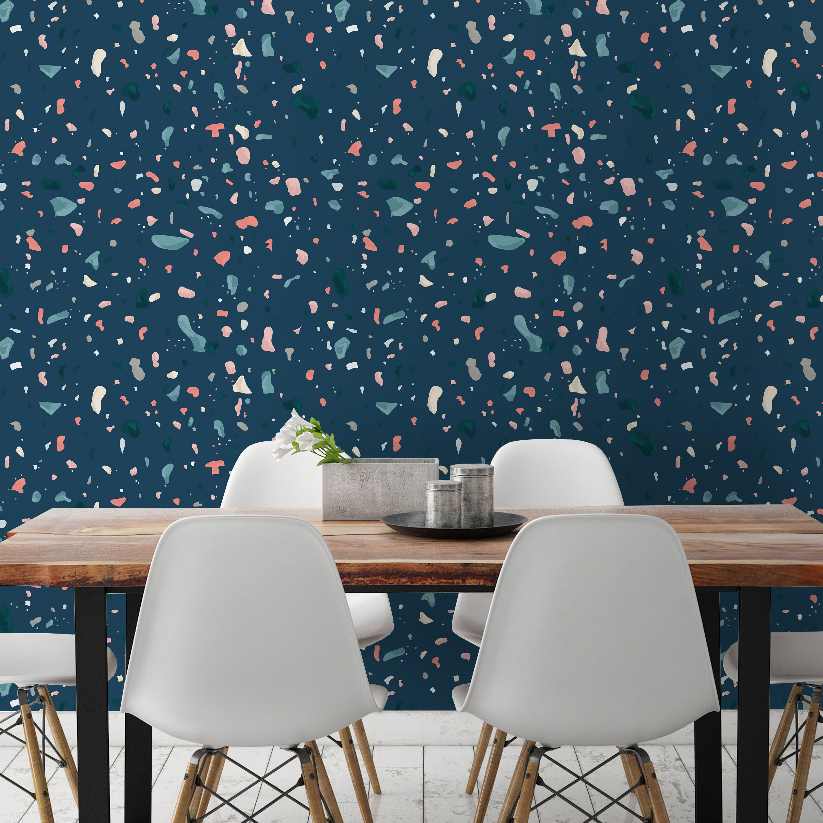 Terrazzo Pattern Wallpaper Murals Your Way