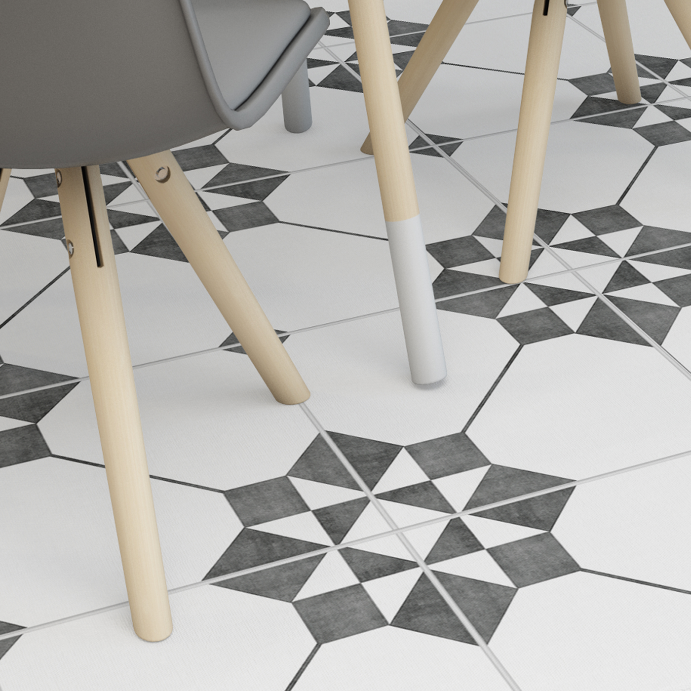 Carrelage Adhésif Vinyl Flooring Floor Tile Stickers 