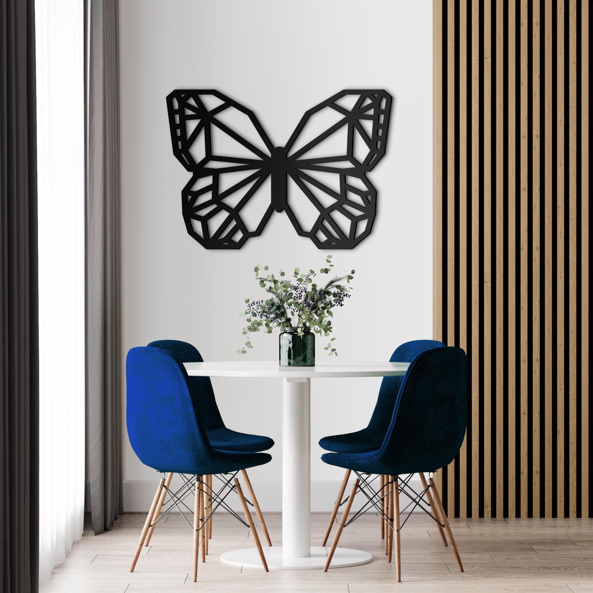 Art Wall Butterfly 3D Geometric